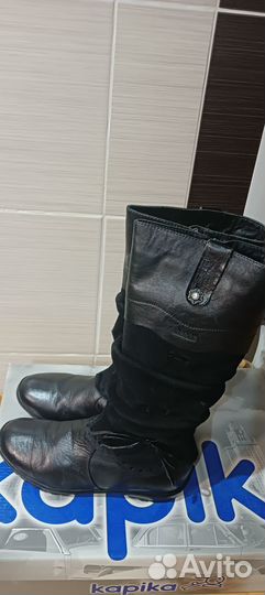 Сапоги для девочки школьные
