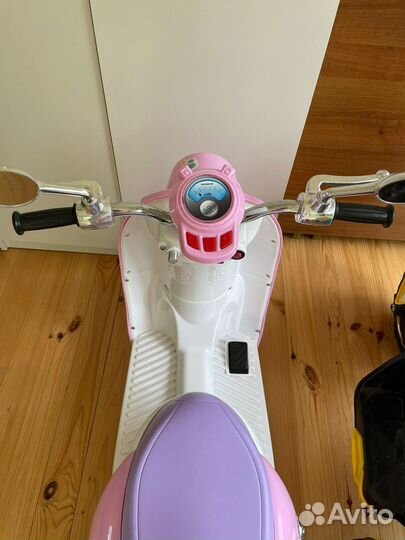 Детский мотоцикл на аккумуляторе бу для девочки