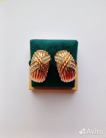 Swarovski клипсы