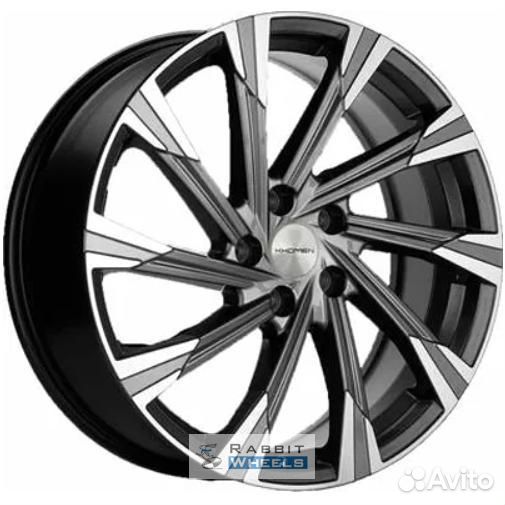 Khomen KHW 1901 7.5x19 5*108 ET33 DIA60.1 Gray-FP Литой