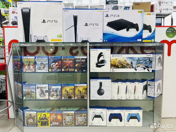 PS4 и PS5, новые, б/у с гарантией