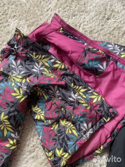 Зимний зимний костюм на девочку