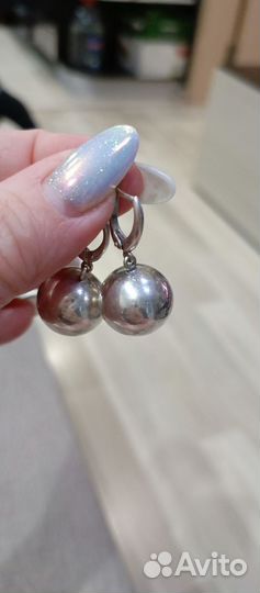 Серебряные серьги 