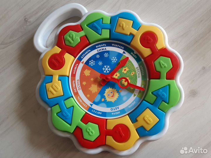 Сортер пазл часы