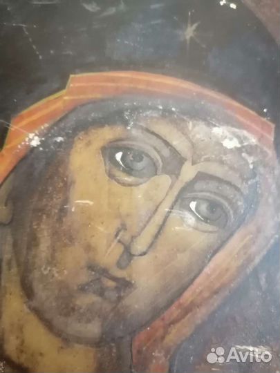 Старинная икона, Богородица деисус