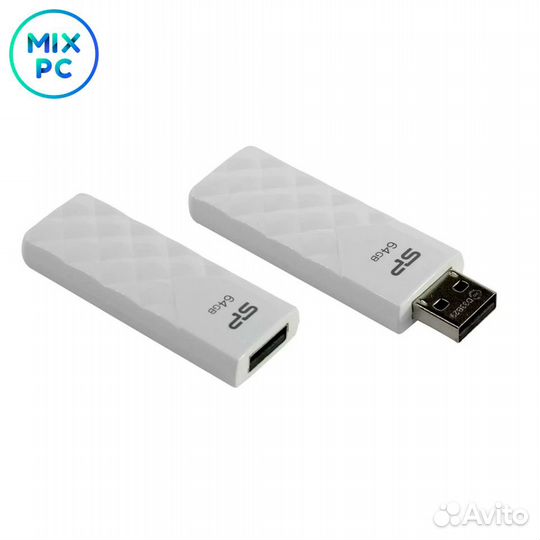 Флеш диск 64GB Silicon Power Blaze B03 White USB 3