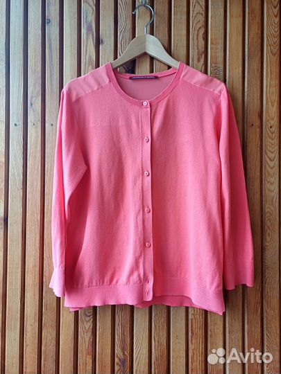 Кардиган шелк хлопок S 42 comptoir des cotonniers