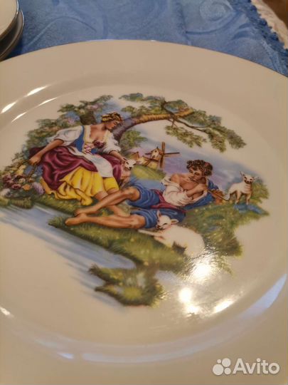 Тарелка столовая Мадонна Пастушка Пастораль