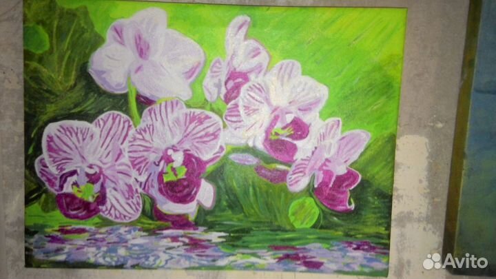 Картины с цветами отличный подарок