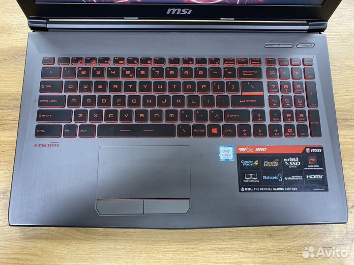 Игровой ноутбук i5 8300H/8gb/GTX1050Ti