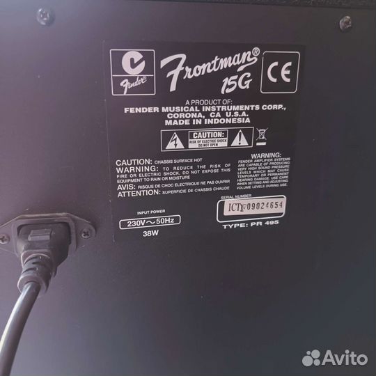 Гитарный комбоусилитель fender g15