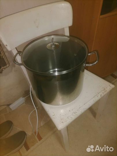 Кастрюля из нержавейки бу