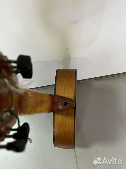 Акустическая гитара 6 струнная СССР дерево