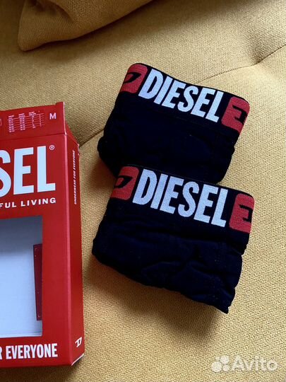 Мужские трусы транки Diesel 2шт M оригинал