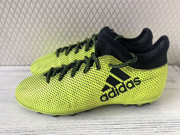 Детские бутсы Adidas X 17.4 AG US 4