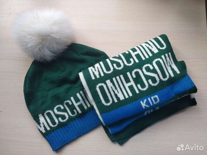 Moschino шапка шарф оригинал