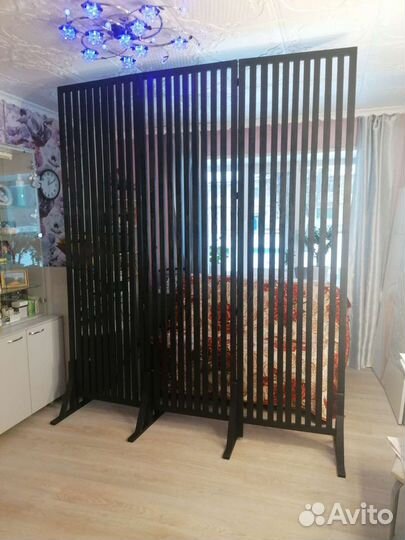 Ширма Деревянная реечная жалюзийная