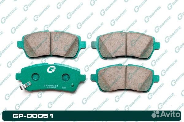 Колодки G-brake GP-00051 GP-00051 G-brake