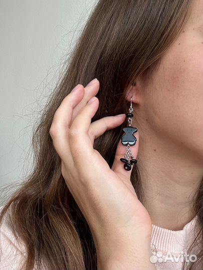 Серьги Tous onix