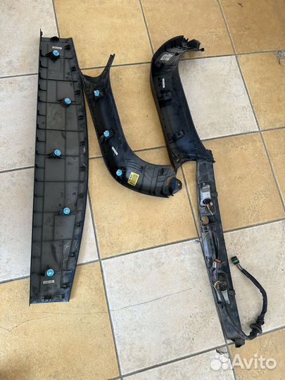 Обшивка для багажника Hyundai Santa Fe 2013г