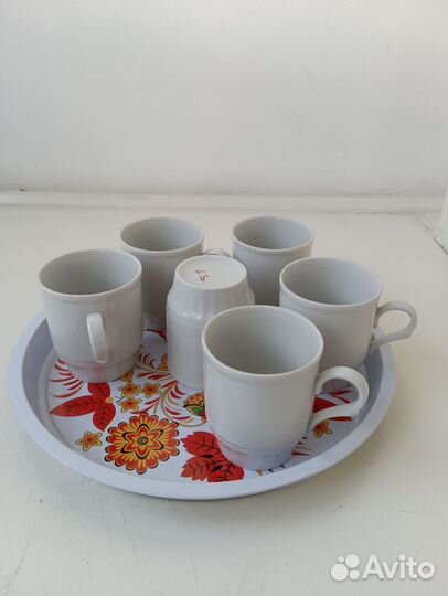 Чайные бокалы и сервиз