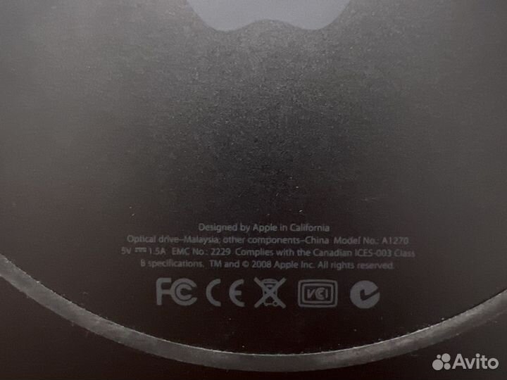 Внешний dvd привод usb apple a1270