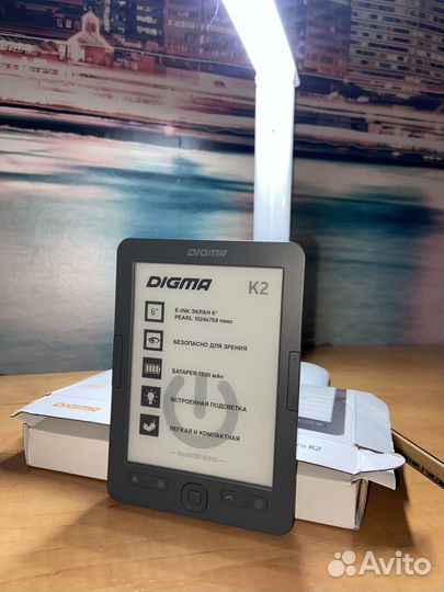 Электронная книга Digma K2