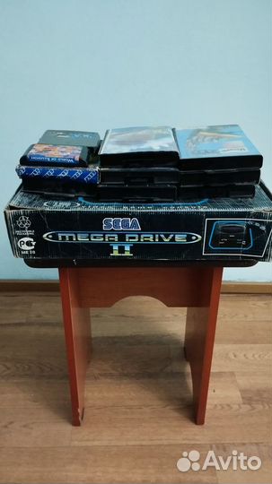 Sega mega drive 2 с картриджами