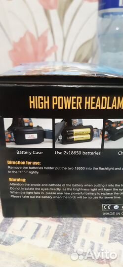 Налобный фонарик