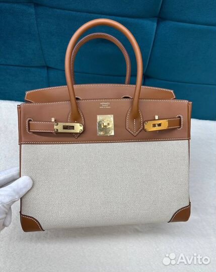 Сумка Hermes Birkin 30 Toile