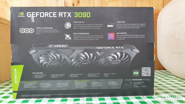MSI GeForce RTX 3090 Ventus 3X OC 24GB