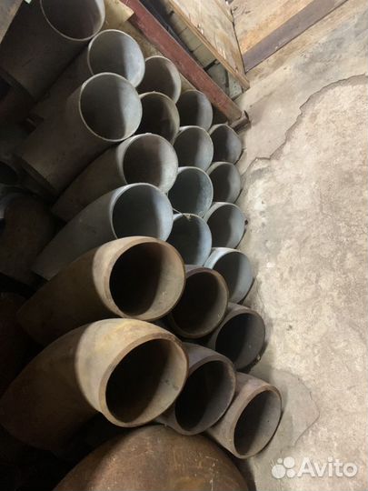 Отвод стальной ду 150 чёрный цинк