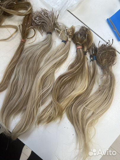Волосы для наращивания натуральные бу
