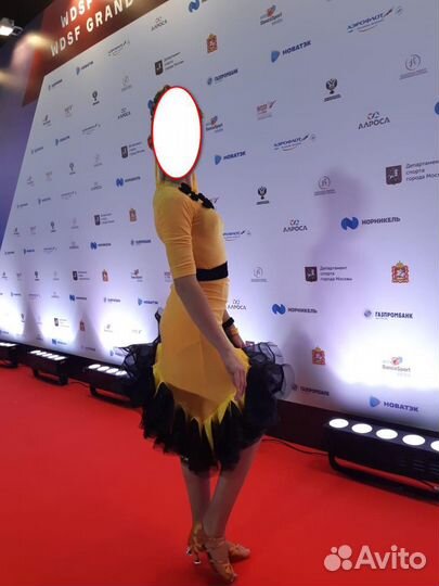 Продам бально-спортивное платье, латина