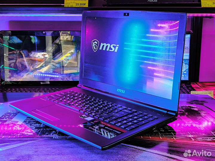 Мощный игровой ноутбук MSI Core-i5/ GTX1050/ 16Гб