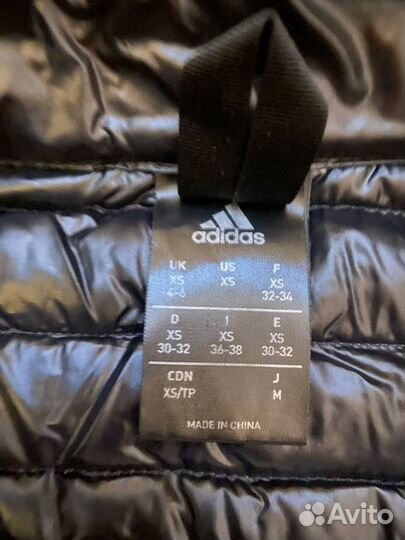 Пуховик женский adidas