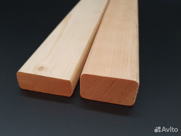 Сухой брусок строганный из сосны