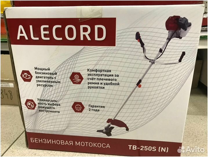 Триммер бензиновый alecord TB-250S