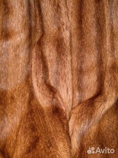 Шуба с капюшоном сурок 48-50