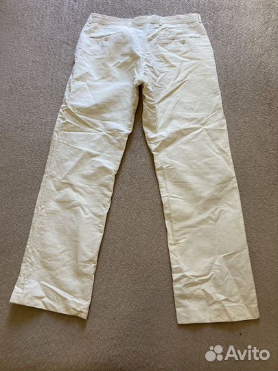 Мужские летние льняные брюки