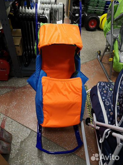 Санки коляска малышок