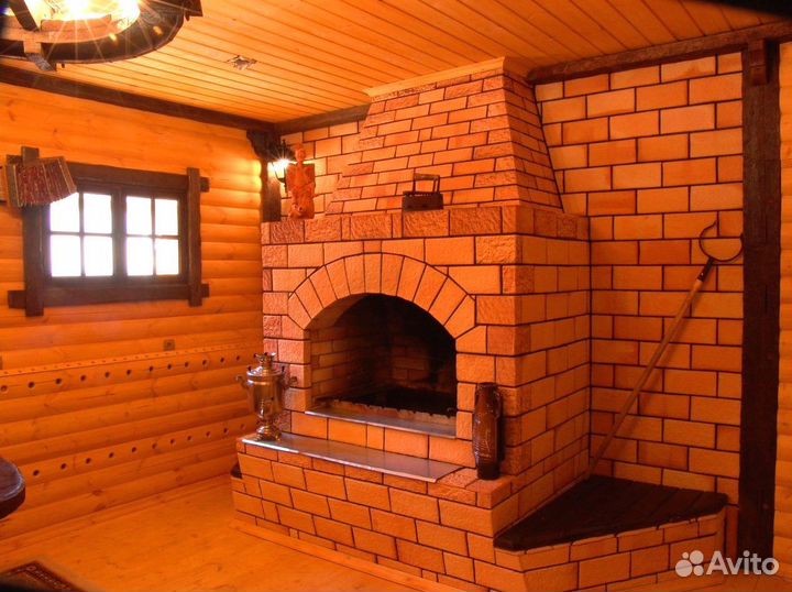 Печи камины из кирпича
