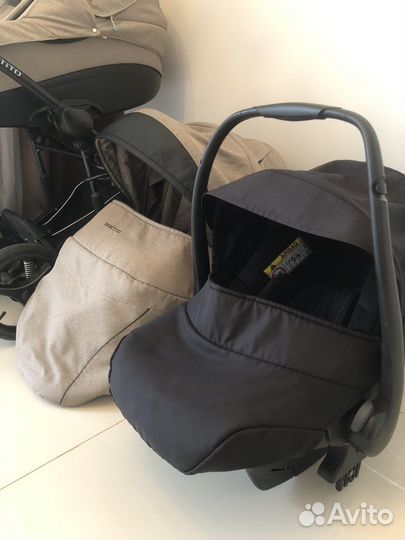 Коляска 3 в 1 bebetto tito