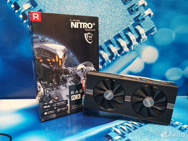 Видеокарта AMD Radeon RX 570 Nitro+ OC 4GB