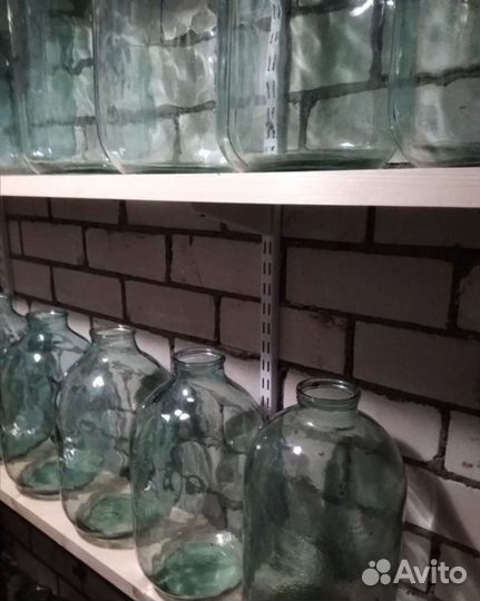 Банка стеклянная ско 10 литров (бутыль 10 л)