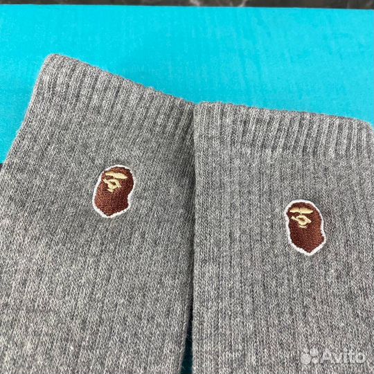 Носки Bape ape серые