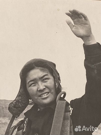 Парашютистка из СССР, Алма-Ата 1959, фотография