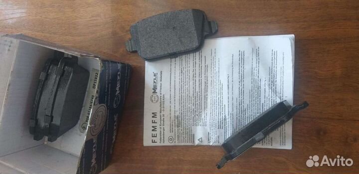 Новые тормозные колодки Meyle(Германия) задние