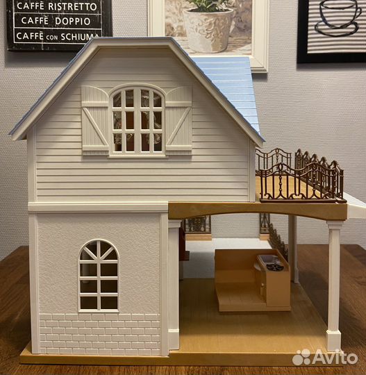 Sylvanian families дом с рестораном