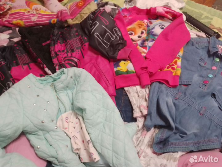 Пакет вещей для девочки 116-122 см